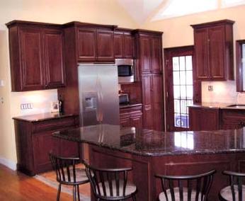 wood kitchen cabinets