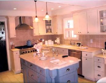 White Wood Cabinets kitchen
